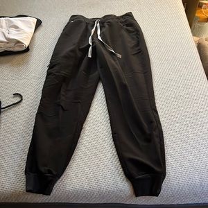 Figs black Zamora high waisted jogger scrub pants